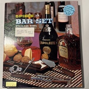 Vintage 1960s Bar Set